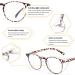 Outray 2 Pair Bifocal Safety Glasses 2.50 Clear Impact Resistant Non-Slip Wrap Around - Purple+Tortoise - Buy Online on GoSupps.com