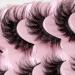 YOXIER Natural Look False Eyelashes Curling 7 Pairs/set 3d Wispy Curly Fluffy Messy Faux Mink Hair Reusable Women Fake Lashes Party Makeup Black - Buy Online on GoSupps.com