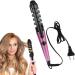 Automatic Curling Wand - Portable Curling Iron - Curling Wand Hair Straightener and Curler 2 in 1 Curling Iron Hair Curler Wand for Travel Pink US - Buy Online on GoSupps.com