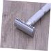 Premium Steel Double Edge Safety Razor for Men - Textured Design Solid Wood Handle Perfect for a Close Shave - 1 Count - Buy Online on GoSupps.com