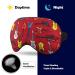 I Love Guitars Sleep Mask - Adjustable Strap Eye Cover for Sleeping Men and Women - Blocks Light for Night, Travel, Nap - Buy Online on GoSupps.com