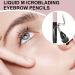 Zegaqae Eyebrow Pen Waterproof Long Lasting Eyebrow Pencil Ultrafine Tip Liquid Color 14ml Makeup for Daily Activities such as Work Sports Dating and Travel 01 Brown - Buy Online on GoSupps.com