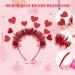 Frcolor Valentine's Day Heart Headband & Sunglasses | Sequin Love Accessories for Parties - Buy Online on GoSupps.com