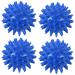 funyee 4Pc Massage Ball Soft FOR Palm Feet Arm Neck Blue 5.5CM