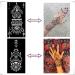QSTOHENA Henna Tattoo Stencils Kit - 12 Sheets Temporary Stickers for Women & Girls | Indian Arabian Hand Tattoo Templates - Reusable & Easy to Use - Buy Online on GoSupps.com