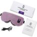Aroma Season Heated Eye Mask Warm Eye Compress 4 Temperature Level Light-Blocking Cordless Heated Eye Mask Gift for Men Women(Purple) - Buy Online on GoSupps.com