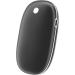 OVALDENT 7800mAh Rechargeable Hand Warmer Power Bank | 10Hrs Long Lasting Heat | 4 Levels | Portable & Reusable for Outdoors | Great Gift Idea | Black - Buy Online on GoSupps.com
