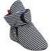 EDOTON Unisex Newborn Winter Boots - Non-Slip Sole, Soft Stay On Bootie Sock - 6-12 Months (Black Stripe) - Buy Online on GoSupps.com