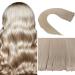 Invisible Tape In Extensions Real Hair Extensions Hair Extension in Salon Quality 10 Pieces 45cm - Light Blonde Light Blonde #60