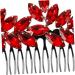 PLAFOPE Bridal Headwear Hair Side Comb Decorative Hair Combs for Women Accessories Rhinestone Hair Combs Bridal Hair Comb Hair Combs for Women Decorative Hair Combs for Wedding - Buy Online on GoSupps.com