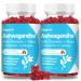 2 Pack Ashwagandha Gummies with L-theanine, Ashwa Root Supplement Gummy for Women Men, 120 Mixed Berry Flavored Gummies Mixed Berry 60 Count (Pack of 2)