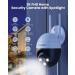 MUBVIEW 2K Security Camera Outdoor Security Cameras with 360 PZT View 2.4G WiFi Wired Home Surveillance Cameras Color Night Vision Motion Detection Siren 2 Way Talk 24/7 Works with Alexa 1 Count (Pack of 1) - Buy Online on GoSupps.com