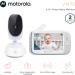 Motorola VM75 Video Baby Monitor with Camera | 1000ft Range, 5 Screen, Two-Way Audio, Night Vision, Room Temperature Sensor, Lullabies | Remote Pan, Digital Tilt, Zoom | 2021 Model - Buy Online on GoSupps.com