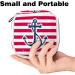 Shop Colorful Storage Bags for Women's Bandages & Menstrual Products - Sea Anchor & Stripes Design | Portable Holder for School & Office - Buy Online on GoSupps.com