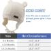 XIAOHAWANG Baby Earflap Beanie Hat | Soft Knit Beanie for Baby Boy | Cute Bear Design | Infant Toddler Girl Hats | Autumn Winter | 6-18 Months | White - Buy Online on GoSupps.com