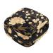 Yellow Peony Flower Menstrual Cup Pouch Menstrual Pad Bag Feminine Menstruation Bags Portable Sanitary Napkin Pads Storage Bags Color 1