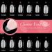 360Pcs No File Short Nail Tips Kit | Pre-Buff Matte Gel | Soft Full Cover for Nail Extensions | Acrylic False Nails | 12 Sizes QS15-360 - Buy Online on GoSupps.com