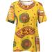 Lace Tops Fashion Shirts For Women Casual Printing Shirts Round Neck Short Sleeve Tee Tops Tunic Oktoberfest Tops Yellow X-Large - Buy Online on GoSupps.com