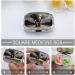3D Elephant Print Pill Box | Decorative 2 Compartment Medicine Organizer | Portable Metal Pill Case for Pocket & Purse - International Shipping - Buy Online on GoSupps.com