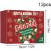 Holiday Sparkling Bath Set - 12 Piece Christmas Countdown Collection for Relaxing Spa Moments | Moisturizing Formula with Natural Oils and Festive Packaging for - Buy Online on GoSupps.com