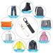 Buy 4 Pieces Black Zipper Spare Parts Zipper Sliders Pull Tabs & Clips for Bags Tents Luggage & Backpacks - Buy Online on GoSupps.com
