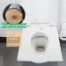 100 Disposable Flushable Toilet Seat Covers for Adults & Kids - Portable Travel Paper Cover Pack with Individually Wrapped Sheets - Buy Online on GoSupps.com