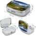 Beautiful Scenery Print Pill Box | 2 Compartment Metal Pill Organizer | Portable Decorative Medicine Case for Pocket & Purse - Shop Internationally - Buy Online on GoSupps.com