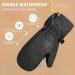 Andake Children's Winter Gloves - Waterproof Windproof Skiing & Outdoor Gear for Boys & Girls - Warm Black Gloves - Buy Online on GoSupps.com