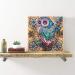 Hibah 5D Owl Partial Diamond Painting Set - Mandala Design | Special Shape Rhinestone DIY Kit - Buy Online on GoSupps.com
