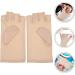 4 Paires Ongles Cr me Solaire Pour Les Mains Sans Doigts Noirs Uv Sans Doigts Pour Femmes Protection Uv Anti Pouce Led Beige Spandex - Buy Online on GoSupps.com