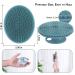 Soft Silicone Body Scrubber - Handheld Exfoliating Shower Brush for All Skin Types (Black) - Buy Online on GoSupps.com