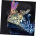Luxshiny 3 Pcs Crystal Sculpture Decor Rhinestone Trim Desktop Amethyst Rhinestone Decoration Rhinestones Colorfulx3pcs 6X4.2CMx3pcs - Buy Online on GoSupps.com