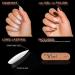 Vixi 600 Medium Stiletto Nail Set with Prep File - 10 Sizes Opaque Express Full Cover False Fingernail Extensions for Salon & Home Use - Buy Online on GoSupps.com