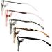 Eyekepper 5 Pack Reading Glasses - Large Frame Blue Light Blocker for Men & Women - 2.5x Strength - Buy Online on GoSupps.com