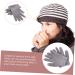 minkissy 1 Pair Pink Gloves Gel Gloves for Women Hand Caring Gloves for Women Gloves for Dry Hand Comfortable Gel Gloves Hand Protection Overnight Spa Gloves Moisturizing Lotion Cotton 21x14cm Grey - Buy Online on GoSupps.com