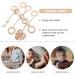 Beavorty 3pcs Wood Baby Play Gym Toy Set - Nordic Style Teething Grasping Nursing Pendant - Wooden Hanging Baby Toys for Infants - Rockers Bouncers - Christmas Gift - Buy Online on GoSupps.com