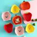 Bowls for Kitchen Exquisite Fruit Shape Snack Dish Ceramic Soy Sauce Dipping Bowls Side Dishes for Snack Sushi Fruit Appetizer Dessert 2pcs Dip Bowls (Color : Brass) (B) - Buy Online on GoSupps.com
