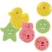 Balacoo 9 Pcs Children's Bath Sponge Set | Soft Foaming Bath Accessories for Kids & Babies | Kid-Friendly Body Scrubber Kit - Buy Online on GoSupps.com