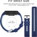 Soft Silicone Replacement Band for Garmin Forerunner 35 - Multi-Color Wristband with Metal Buckle - Buy Online on GoSupps.com