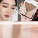 jojomis 3Colors Highlighter Contour Palett Face Contouring Kit Nose Shadow Highlighting Powder - Brown - Buy Online on GoSupps.com