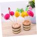 Warmhm 40pcs Cake Picks Baby Shower Cake Toppers Dessert Toppers Cupcake Party Picks Wedding Cupcake Toppers Food Party Picks Birthday Cake Decoration Bamboo 3d Plug in Dessert Table - Buy Online on GoSupps.com
