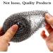 12 pcs Steel Wool Dish Scrubber Steel Wool Scrubber Stainless Steel Scouring Pad Sponge Kitchen Cleaning Ball Easy to Scoure Tough Kitchen Greasy Dirt for Cleaning Dishes Pots Pans and Ovens - Buy Online on GoSupps.com