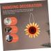 ABOOFAN Sunflower Listing Emblems Wooden Decor Flowers Front Porch Sunflower Wall Art Household Decorations - Buy Online on GoSupps.com