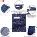 4 Pack Waterproof Wet Bag Diaper Bag Set for Kindergarten & Daycare - Ocean Stars Rhino Lemon | Laundry Pocket for Fabric Diapers - Buy Online on GoSupps.com