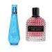 Women's Perfume Combo Set Milano Women&Cool Ocean Floral Fruity Fragrance Eau De Parfum Elegant 100ml Bottle Natural Spray Each for Daily Used Milano&Cool Ocean