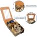Shop Stylish Leather Lipstick Case with Mirror - Mini Lip Gloss Organizer | Wild Animal Lion Design - Buy Online on GoSupps.com