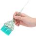 Glitter Handle Hair Dye Brush Hair Coloring Tool with Long Handle Material Pearly Lustre Handle for Beauty Salon and Hair Salon (Green) - Buy Online on GoSupps.com