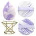 Anulely Beauty Sponges for Makeup - Soft Face Puff and Makeup Beauty Sponge Blender with Holder | Multi-purpose Soft Powder Puff Comfortable Beauty Blenders Set for Dry and Wet Use