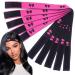 RuiYok Elastic Bands for Wigs 1.4Inch Wig Bands for Keeping wigs in Place 5pcs Adjustable Lace Melting Band Edge Wrap to Lay Edges Wig Grip Band for Lace Front (23inch) 1.4 Inch (Pack of 5) pink/black-23inch
