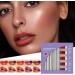 Tinted lip kit 10 lip pencils for women lipstick anti-perfume for beauty everyday wear travel dates weddings women. - Buy Online on GoSupps.com
